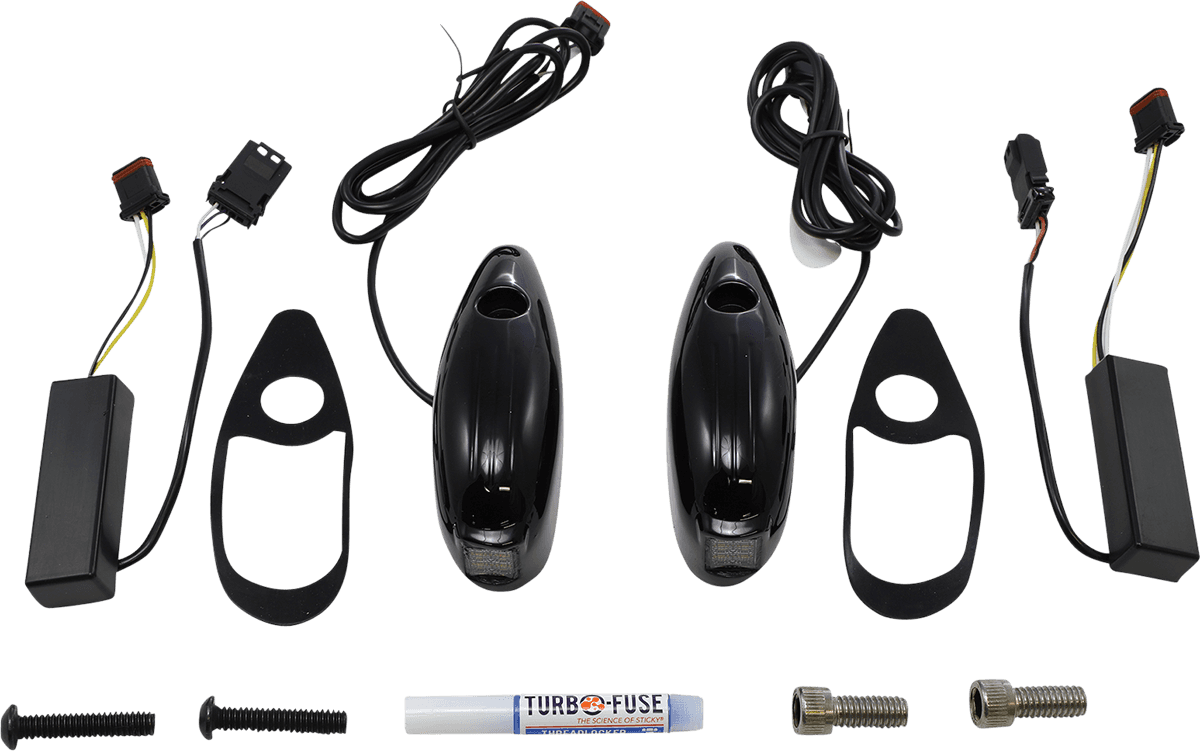 CUSTOM DYNAMICS 2020-1871 Turn Signal - FLTR - Gloss Black