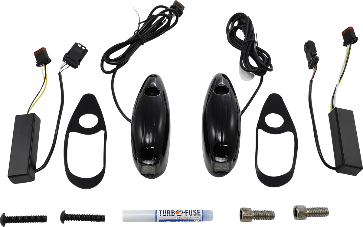 CUSTOM DYNAMICS 2020-1871 Turn Signal - FLTR - Gloss Black