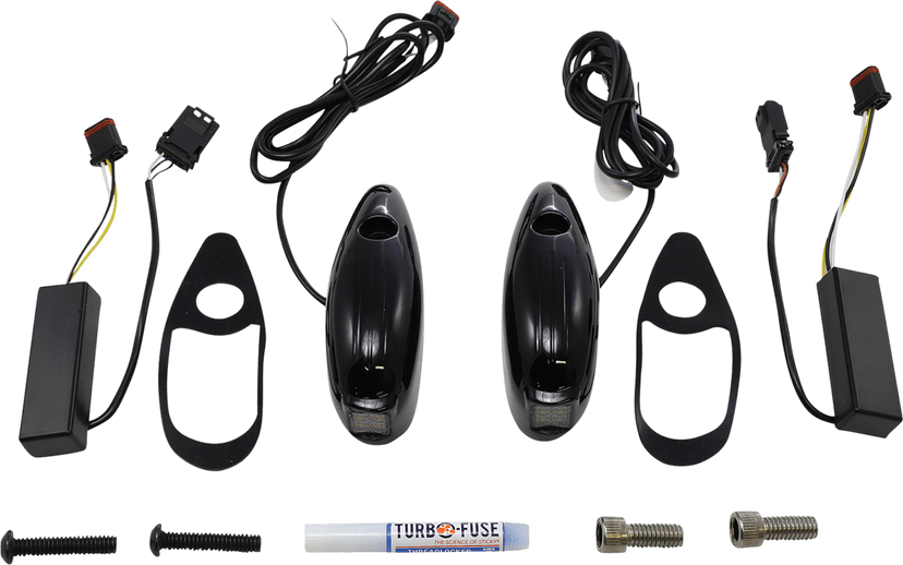 CUSTOM DYNAMICS 2020-1871 Turn Signal - FLTR - Gloss Black — image 1 of 7