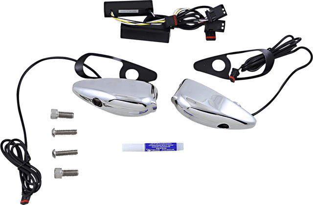 CUSTOM DYNAMICS 2020-1872 Turn Signal - FLTR - Chrome — image 1 of 3