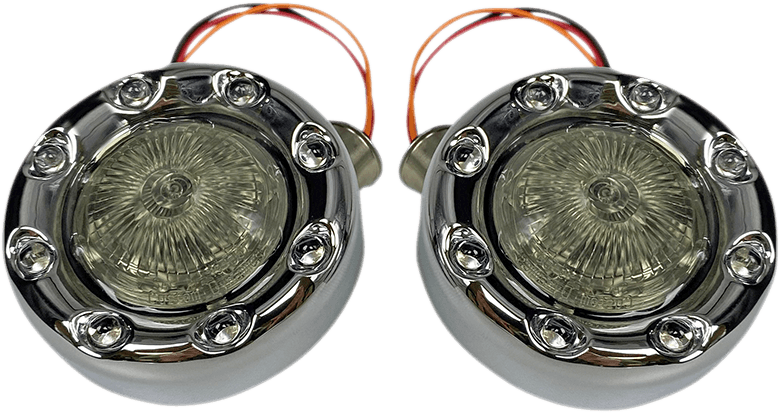 CUSTOM DYNAMICS 2020-1874 Bullet Turn Signal 1157 - Chrome - Smoke Lens