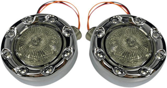 CUSTOM DYNAMICS 2020-1874 Bullet Turn Signal 1157 - Chrome - Smoke Lens — image 1 of 2