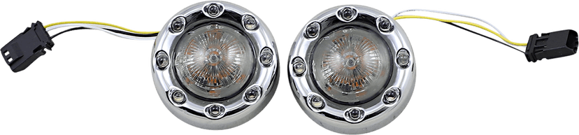 CUSTOM DYNAMICS 2020-1876 Bullet Turn Signal JAE - Chrome - Smoke Lens