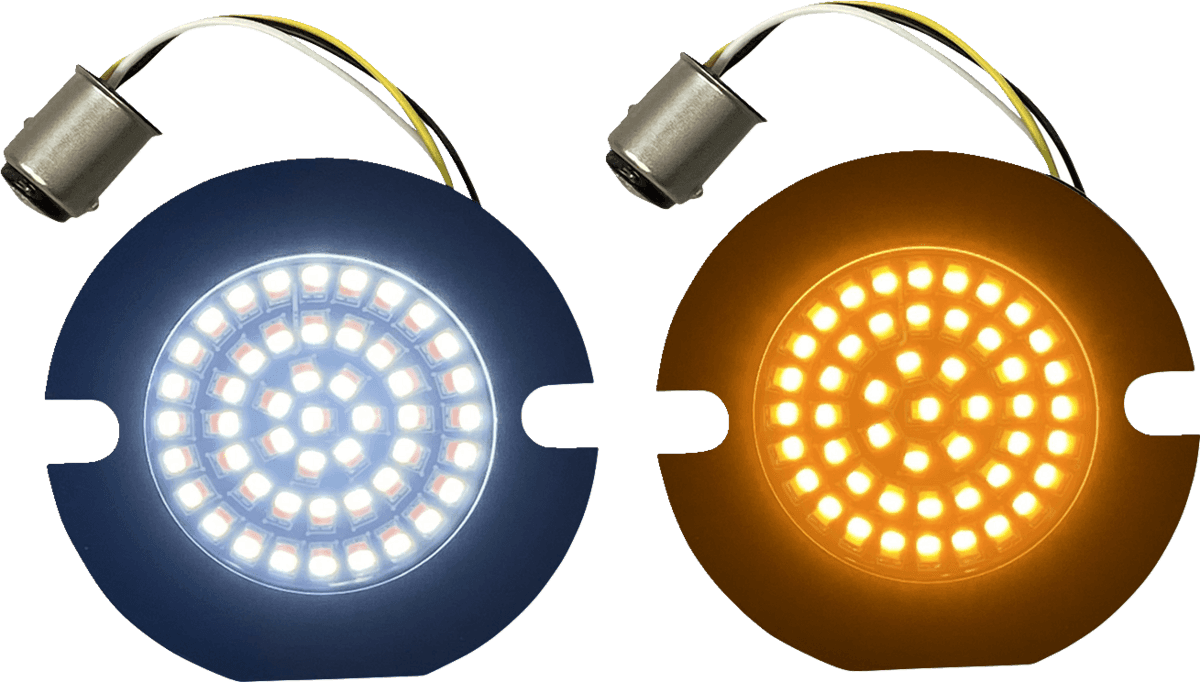 CUSTOM DYNAMICS 2020-1882 Amber/White LED Turn Signal Inserts