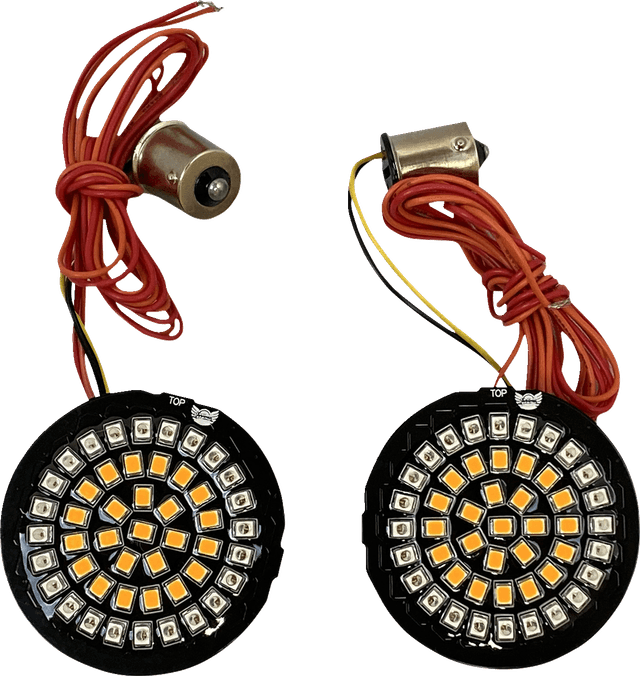 CUSTOM DYNAMICS 2020-1890 Bullet Rear Turn Signal - 1156 - Amber Lens — image 2 of 2