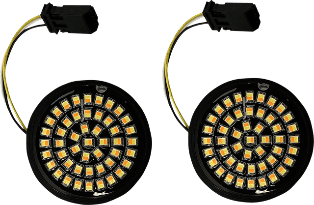 CUSTOM DYNAMICS 2020-1908 LED Turn Signal Insert - Amber/White - CVO