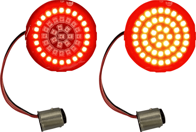 CUSTOM DYNAMICS 2020-1909 LED Rear Turn Signal Insert - Red - 1157 — image 1 of 5