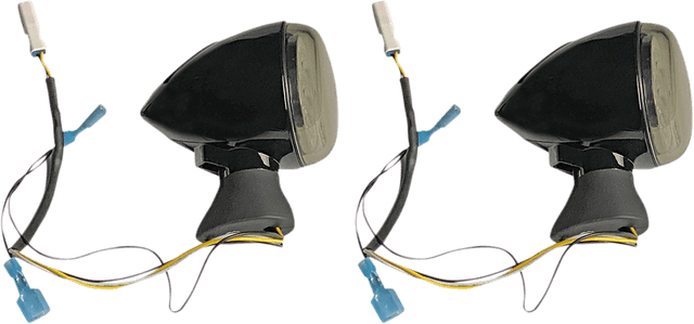 CUSTOM DYNAMICS 2020-1910 Front LED Turn Signal - Black - Scout