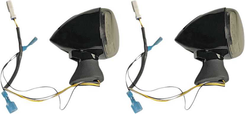 CUSTOM DYNAMICS 2020-1910 Front LED Turn Signal - Black - Scout