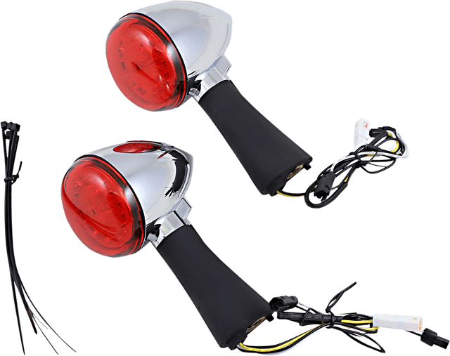 CUSTOM DYNAMICS 2020-1915 ProBEAM® LED Turn Signal - Rear - Chrome - Scout — image 1 of 2