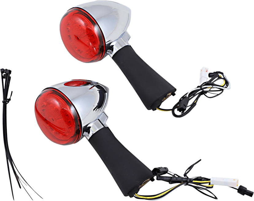 CUSTOM DYNAMICS 2020-1915 ProBEAM® LED Turn Signal - Rear - Chrome - Scout — image 1 of 2