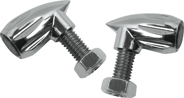 KODLIN USA 2020-1930 Indicator Lights - Bullet - Grooved - Chrome — image 1 of 3