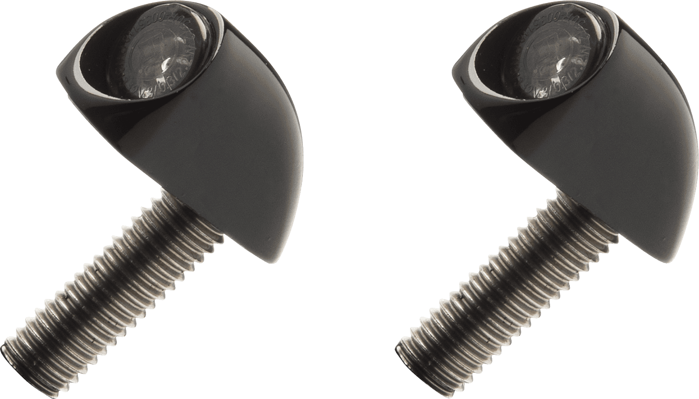 KODLIN USA 2020-1931 Indicator Lights - Bullet - Smooth - Black