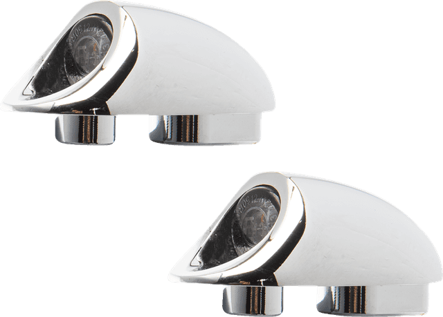 KODLIN USA 2020-1934 3-1 Mini Fender Strut Indicator Lights - Chrome — image 1 of 4