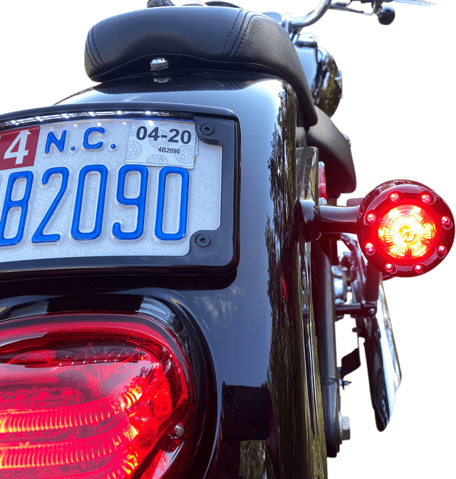 CUSTOM DYNAMICS 2020-1936 Bullet Turn Signal 1156 - Black - Smoke Lens — image 3 of 3