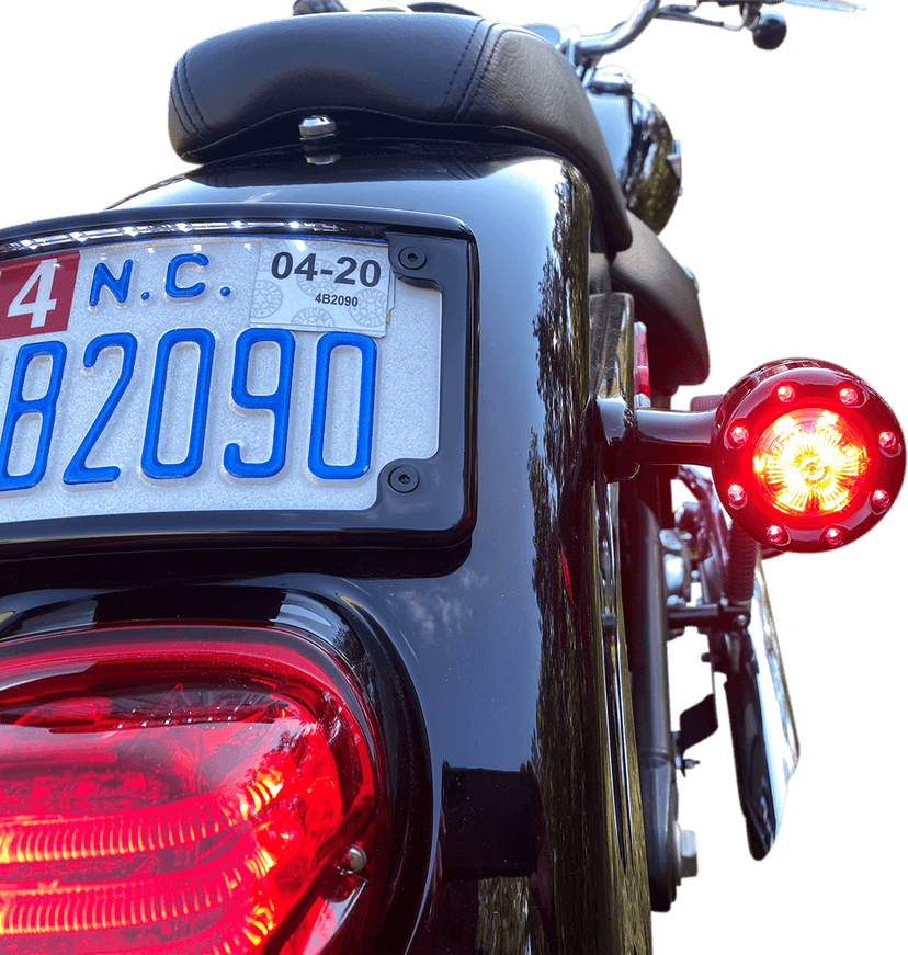 CUSTOM DYNAMICS 2020-1936 Bullet Turn Signal 1156 - Black - Smoke Lens — image 3 of 3