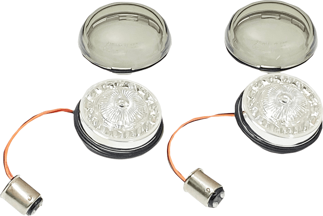 CUSTOM DYNAMICS 2020-1980 Turn Signal Insert - Red/Smoke
