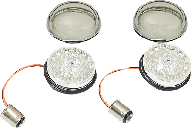 CUSTOM DYNAMICS 2020-1980 Turn Signal Insert - Red/Smoke
