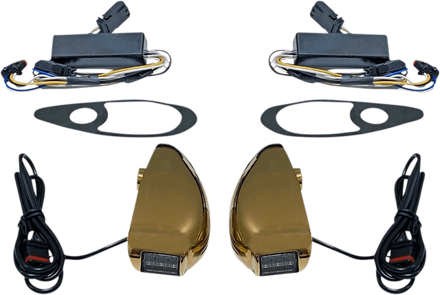 CUSTOM DYNAMICS 2020-1994 Turn Signal - FLTR - Gold