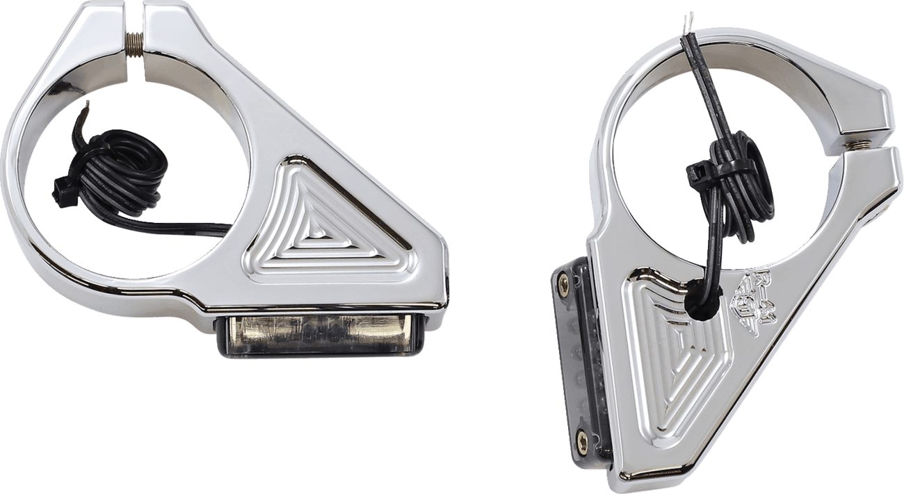 JOKER MACHINE 2020-2000 Turn Signal - 41 mm - Amber - Chrome