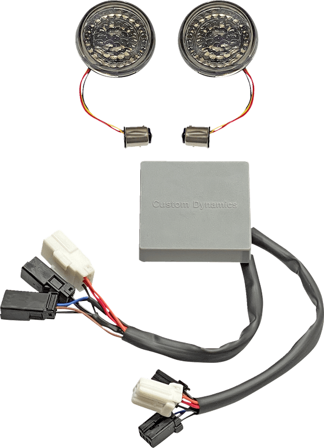 CUSTOM DYNAMICS 2020-2122 Turn Signal Inserts - Amber/Red - Harley-Davidson® — image 2 of 3