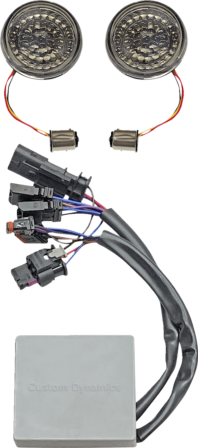 CUSTOM DYNAMICS 2020-2124 Turn Signal Inserts - Amber/Red - Harley-Davidson® — image 2 of 3