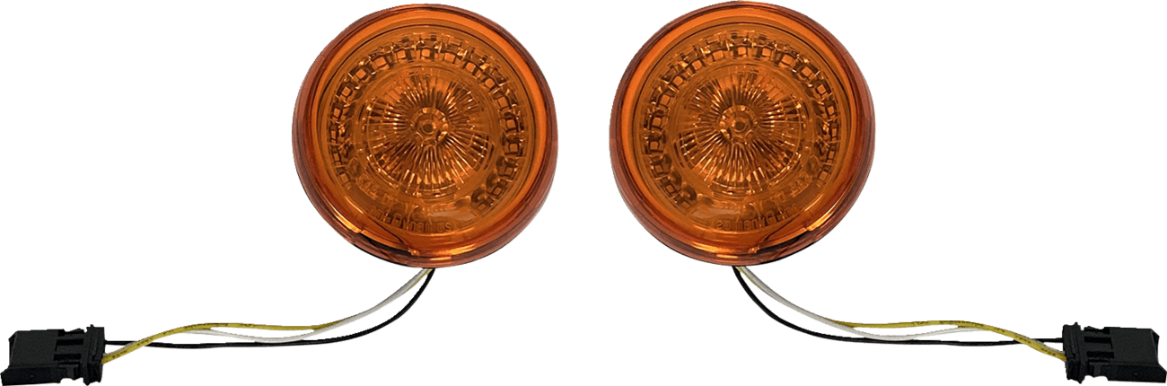 CUSTOM DYNAMICS 2020-2137 Turn Signal - Amber Lens - CVO