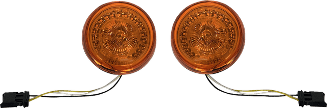 CUSTOM DYNAMICS 2020-2137 Turn Signal - Amber Lens - CVO
