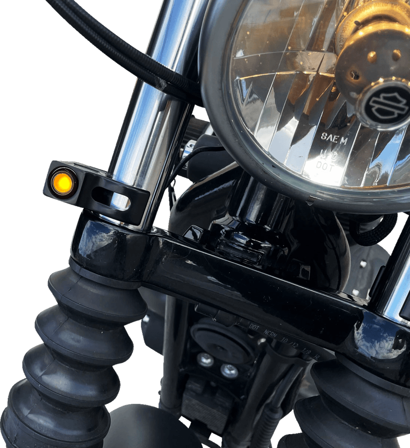 JOKER MACHINE 2020-2142 Turn Signal - 39 mm - Amber - Black — image 7 of 14