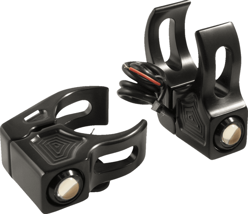 JOKER MACHINE 2020-2142 Turn Signal - 39 mm - Amber - Black — image 3 of 14