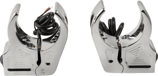 JOKER MACHINE 2020-2143 Turn Signal - 39 mm - Amber - Chrome — image 3 of 5