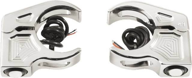 JOKER MACHINE 2020-2143 Turn Signal - 39 mm - Amber - Chrome — image 5 of 5