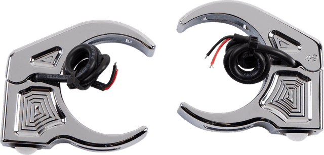 JOKER MACHINE 2020-2147 Turn Signal - 49 mm - Amber - Chrome