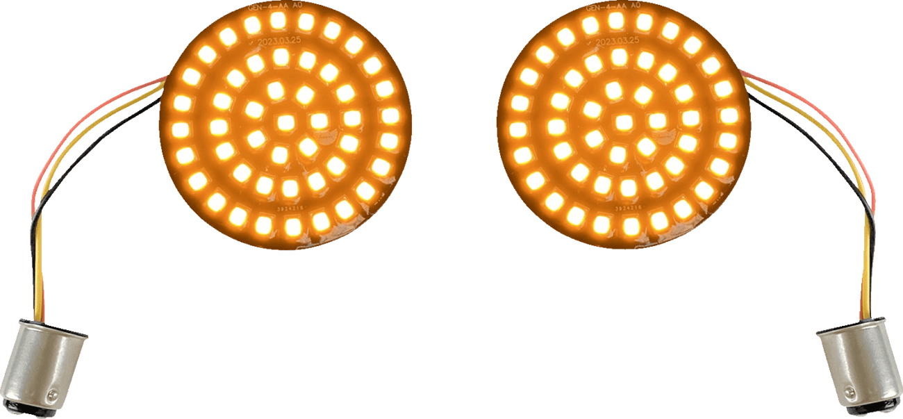 CUSTOM DYNAMICS 2020-2157 Turn Signal Insert - LED - Amber - 1157