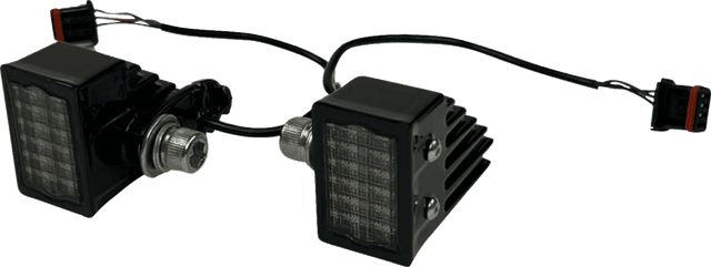 CUSTOM DYNAMICS 2020-2216 LED Turn Signals - Front - Gloss Black — image 1 of 8