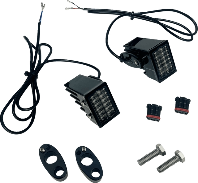 CUSTOM DYNAMICS 2020-2298 Turn Signal - Red LED - Smoke Lens