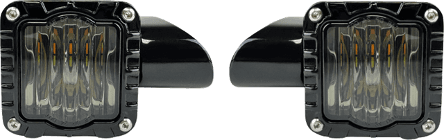 CUSTOM DYNAMICS 2020-2333 Turn Signal - Shark Demon™ - LED - Front - Smoke Lens — image 2 of 3