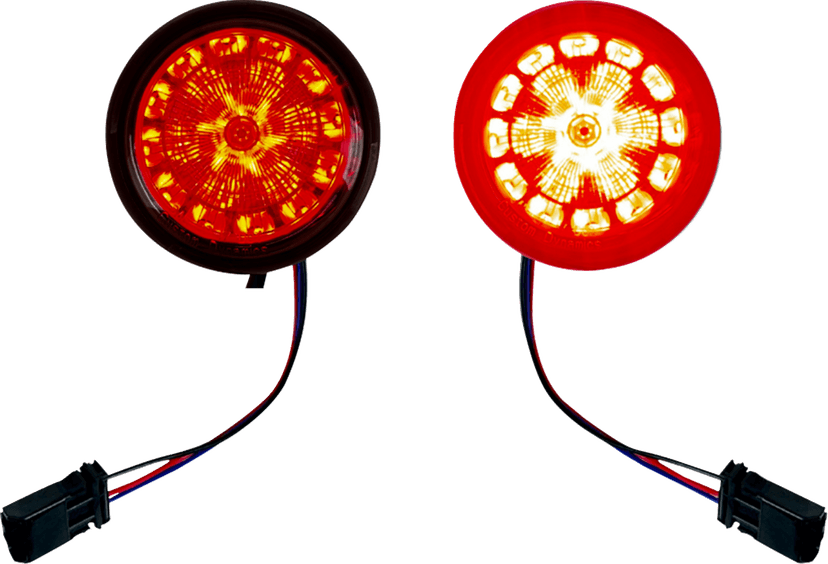 CUSTOM DYNAMICS 2020-2338 ProBeam® Rear Turn Signal Inserts - LED - Smoke Lens — image 1 of 2