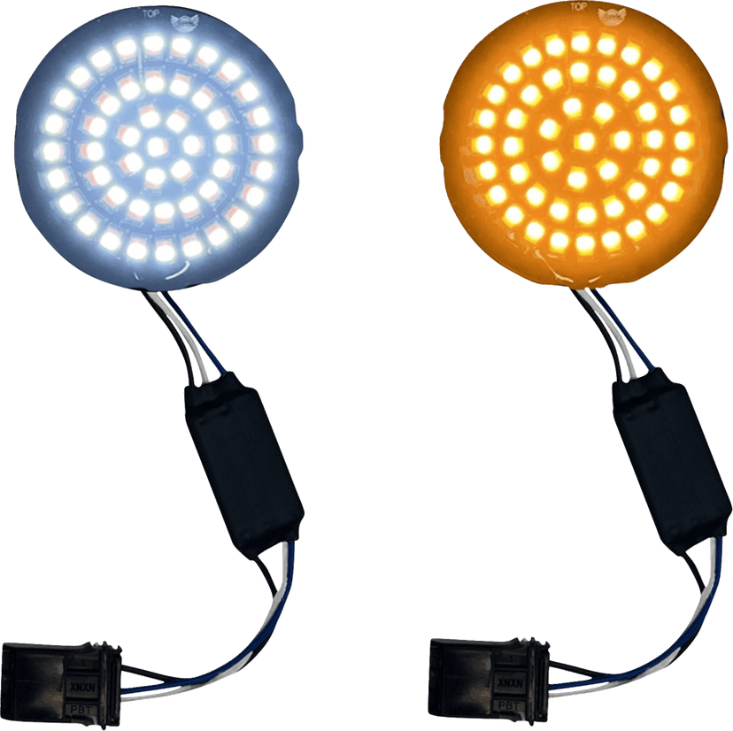 CUSTOM DYNAMICS 2020-2381 Genesis® 4 Front Turn Signals - Amber/White — image 1 of 2