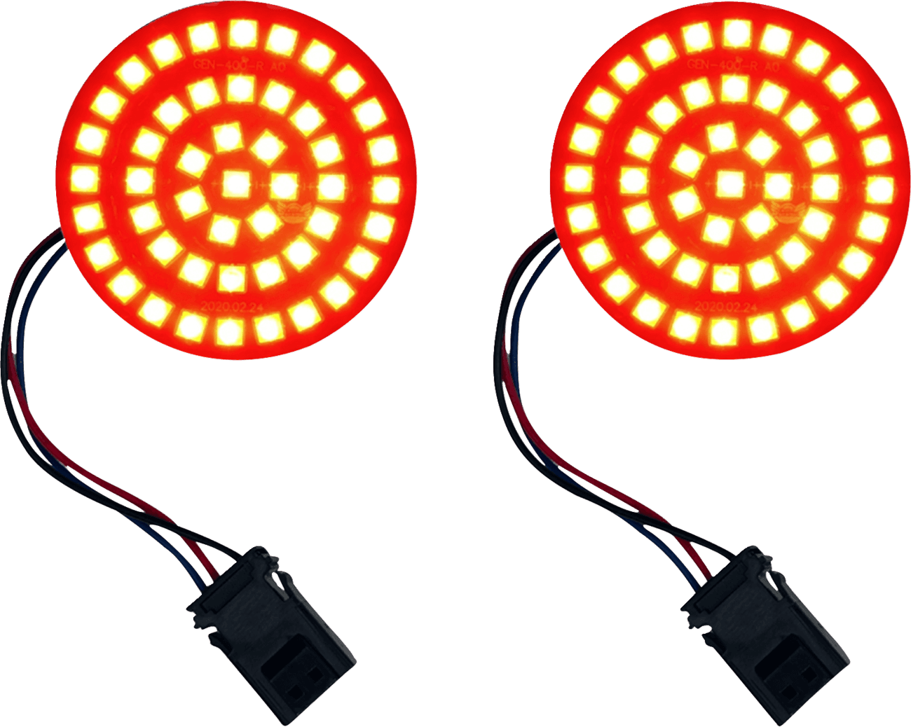 CUSTOM DYNAMICS 2020-2382 Genesis® 4 Rear Signals - Red