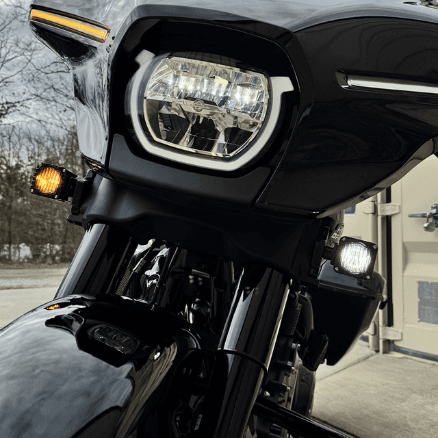 CUSTOM DYNAMICS 2020-2384 Shark Demon® Turn Signal - LED - Amber/White — image 2 of 3