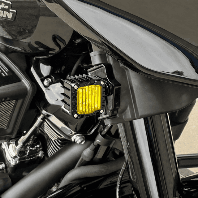 CUSTOM DYNAMICS 2020-2385 Shark Demon® Turn Signal - LED - Yellow — image 1 of 3