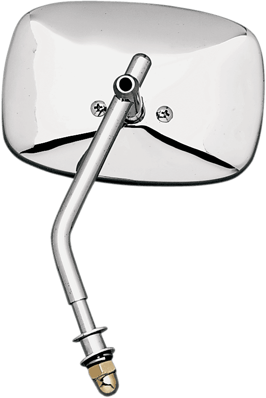 EMGO 2021708 Mirror - Side View - Plain Face/Rectangle - Short Stem - Left/Right - Screw-In - Each