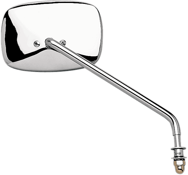 EMGO 2021711 Mirror - Side View - Plain Face/Rectangle - Long Stem - Right - Screw-In - Each — image 1 of 2