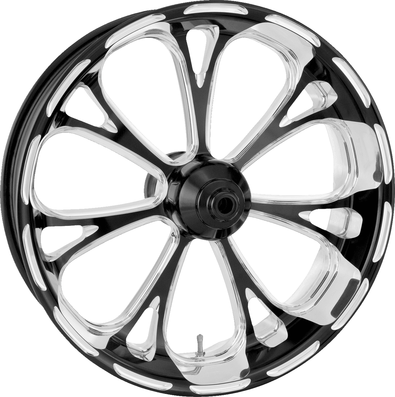 BARNETT 0202-1840 Wheel - Virtue - Rear - Single Disc/with ABS - Platinum Cut™ - 18x 5.5 - '09+ FLT