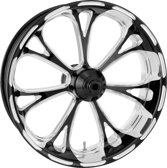PERFORMANCE MACHINE (PM) 0202-1840 Wheel - Virtue - Rear - Single Disc/with ABS - Platinum Cut™ - 18x 5.5 - '09+ FLT