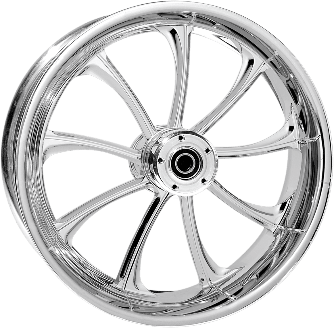 RC COMPONENTS 0202-2134 Wheel - Revolt - Rear - Single Disc/without ABS - Chrome - 18"x5.50"