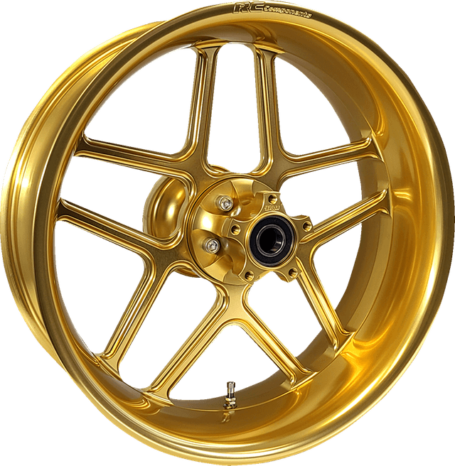 RC COMPONENTS 0202-2221 Wheel - Laguna - Rear - Single Disc/without ABS - Gold - 17x6.25