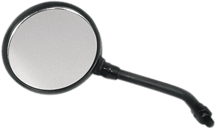 EMGO 2029605 Mirror - Side View - Round - Black - Short