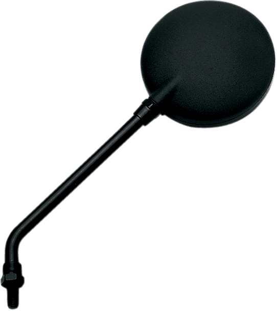 EMGO 2029610 Mirror - Side View - Round - Black - Long